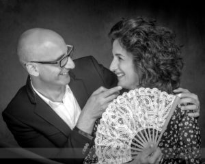 musicien et cantatrice studio photo romans